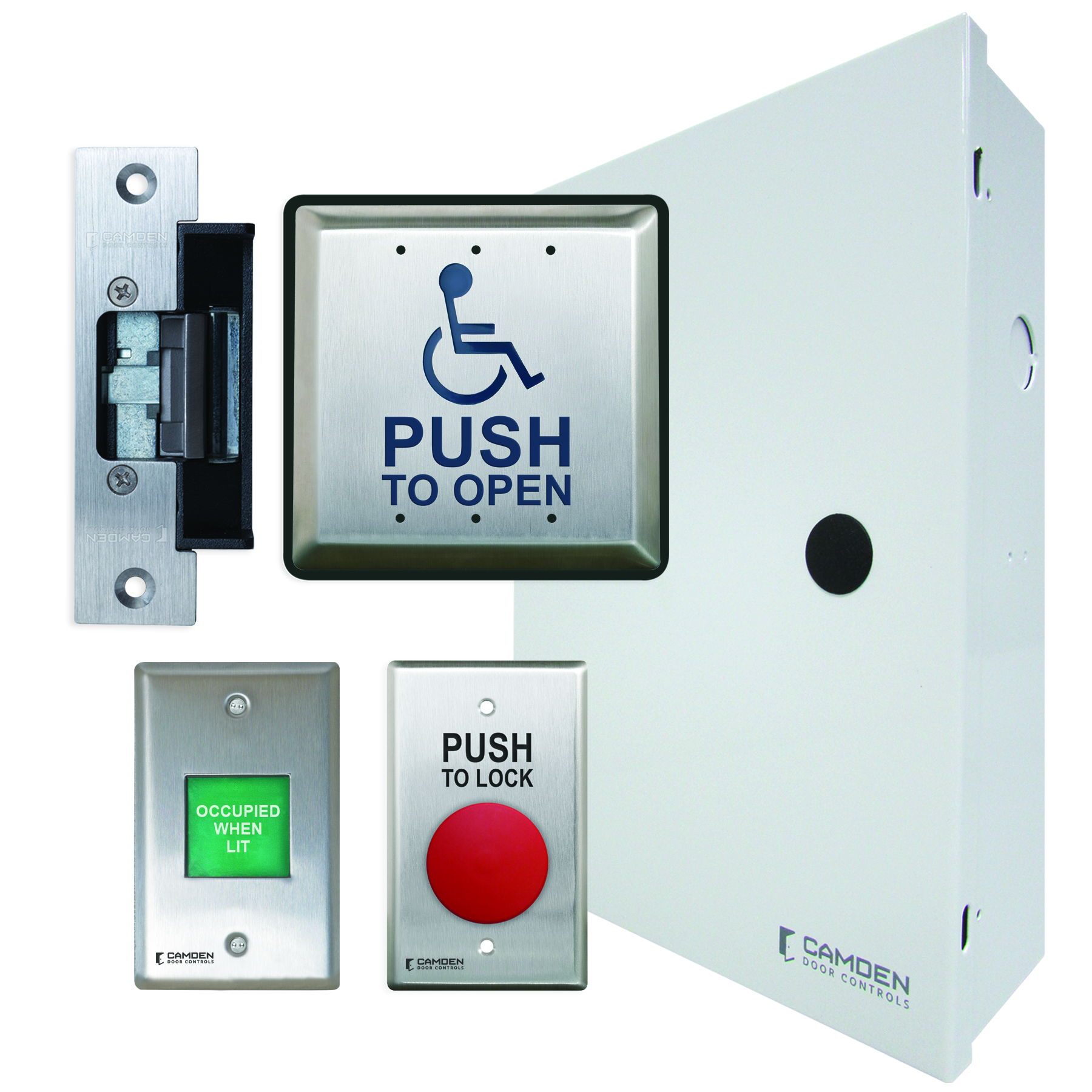 CM-xxx/4AL: CM-40, CM-41 & CM-60 Series:Round Push Plate Switches - All Active Switches - Push Plate Switches
