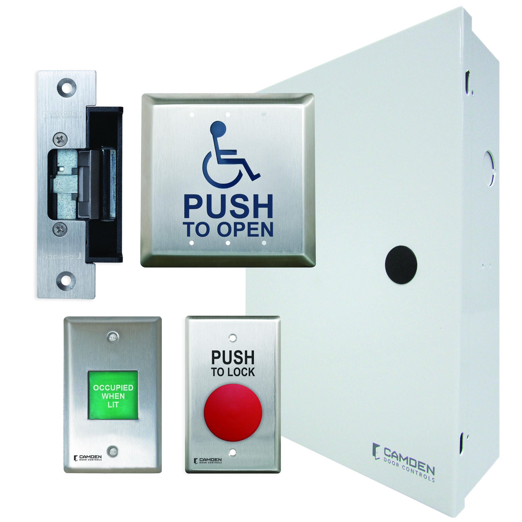 CM-xxx-OB: CM-40, CM-41 & CM-60 Series:Round Push Plate Switches - All Active Switches - Push Plate Switches