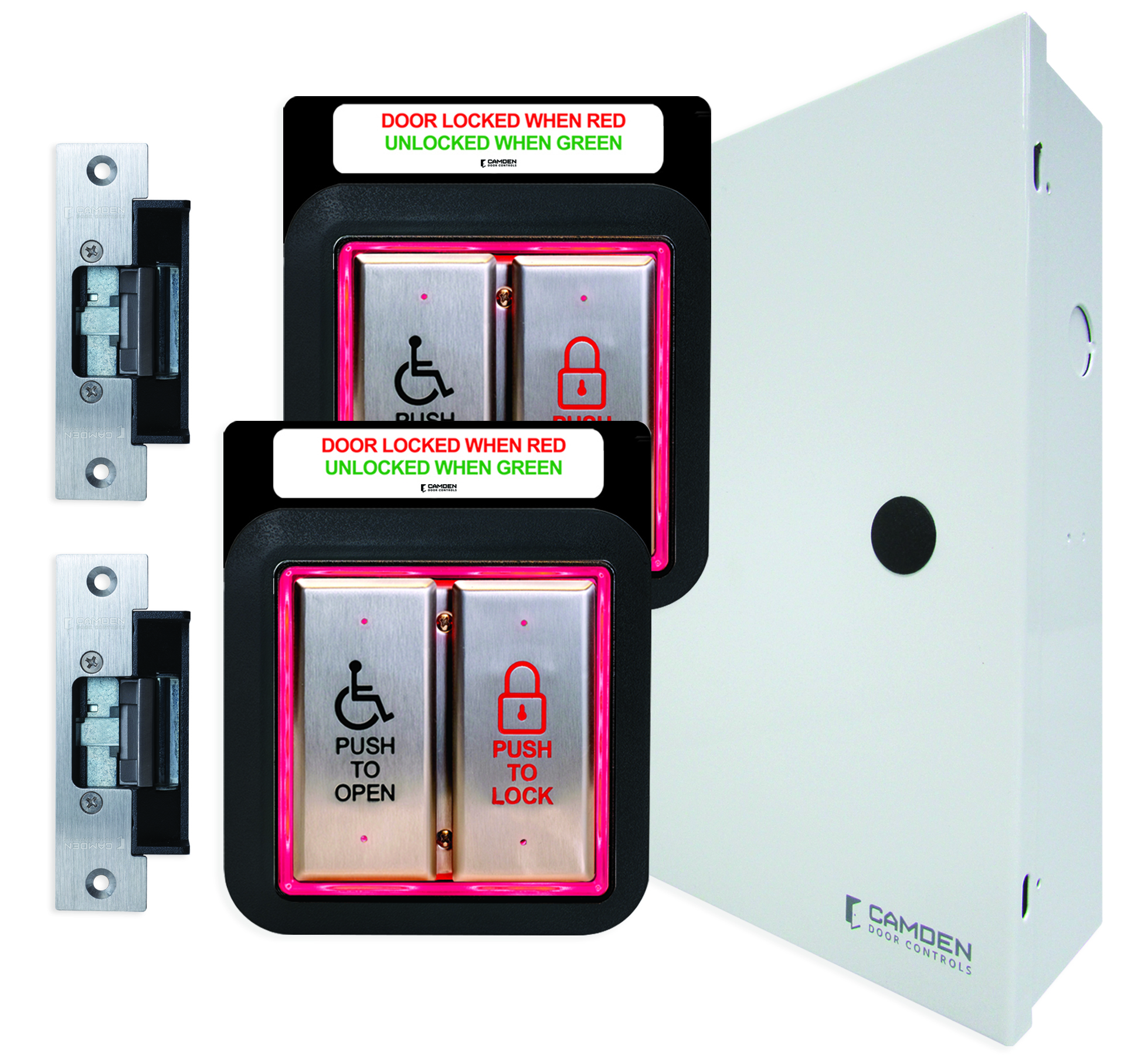 NEW - CM-CPC1 Clear Cover for Any Camden Flush Single Gang Push Button or Key Switch:  
