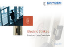 Product Line Overview Presentation: Electric strikes product line 