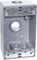 CM-34AL: CM-5000 Series:2-3/8" Pushbutton, Aluminum Faceplate - Mushroom Push Buttons