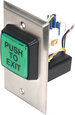 2" Sq. LED Illuminated  Exit Switch, w/ timer