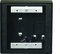 CM-53: CM-3200 & CM-3500 Series:Stainless Steel, 2 Gang, Flush Mount - Key Switches