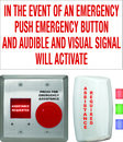 CX-WEC10BK2 Emergency Call System Kit w/ Combo Push button & LED Annunciator and Multi-Color LED Dome Light:  