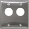 CM-3500: CM-3200 & CM-3500 Series:Stainless Steel, 2 Gang, Flush Mount - Key Switches